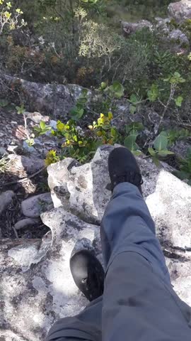 landscape with mountains in Pati Valley in Chapada Diamantina, Bahia  