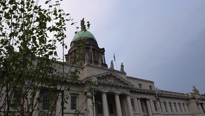 Dublin Custom House Track By Tree