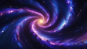 a stunning spiral galaxy with a bright golden yellow glowing core. - Powered by Shutterstock - Get 15% off with code: PIKWIZARD15