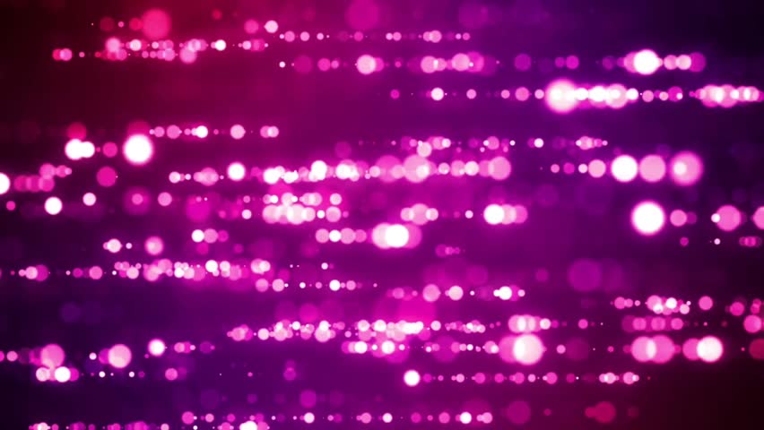 Dark pink violet glitter particles motion background with glowing sparkles for elegant party celebration