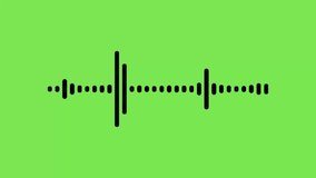 Animated sound wave bars pulsing on green screen background, ideal for music visualizers, audio overlays, DJ mixes, podcasts, and creative multimedia projects. - Powered by Shutterstock - Get 15% off with code: PIKWIZARD15