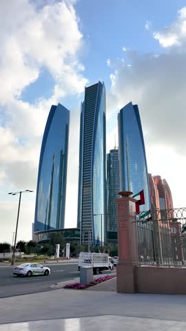 Etihad Towers Abu Dhabi – Modern Skyscrapers and Iconic Landmark Architecture in UAE