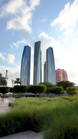 Etihad Towers Abu Dhabi – Modern Skyscrapers and Iconic Landmark Architecture in UAE