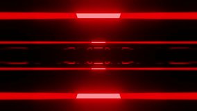 Neon Red Line with mirrored figures VJ loop tunnel background - Powered by Shutterstock - Get 15% off with code: PIKWIZARD15