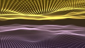 An abstract image featuring undulating waves of light, with yellow and purple tones, creating a sense of depth and flow. - Powered by Shutterstock - Get 15% off with code: PIKWIZARD15