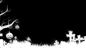 Halloween Cemetery Looped animation. Background casting an eerie glow on the tombstones. Perfect for Halloween or any mysterious, spooky-themed project. Cinematic 2D Flying in a Cemetery with bats - Powered by Shutterstock - Get 15% off with code: PIKWIZARD15