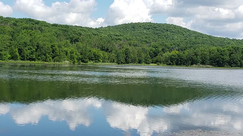 Beautiful Lake of Pennsylvania which is good for any video or background related projects.