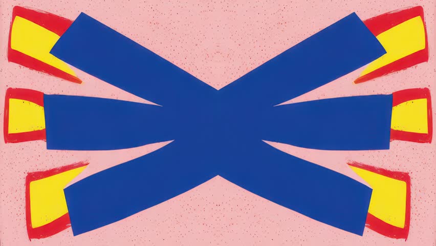 Dynamic ornamental abstract tribal animation with funky hand-drawn textures, expressive folk patterns, and surreal colorful visuals. Perfect for youthful, symbolic, and trendy cultural motion graphics