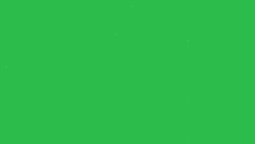 Bubbles on green screen background motion graphic effects. 