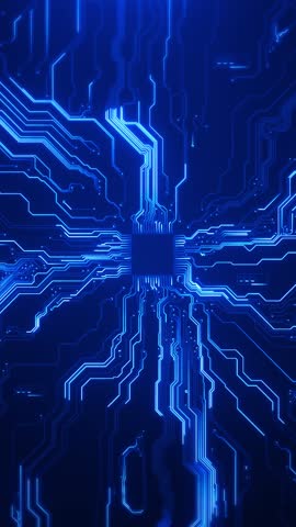 Digital technology technology line light effects, Circuit board futuristic processing. Abstract Network . Big data Flow design data speed blockchain innovation tech data, internet network connection,