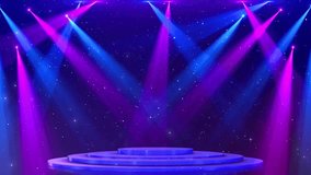 Futuristic Sci-Fi Abstraction , Abstract flickering lights cyan laser 3d Disco ball, dance festival, nightclub, neon party Neon glowing triangle tunnel blue lines fast. Background futuristic corridor - Powered by Shutterstock - Get 15% off with code: PIKWIZARD15