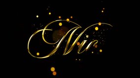  golden Nice text animation , template for poster, cover, banner, social media - Powered by Shutterstock - Get 15% off with code: PIKWIZARD15