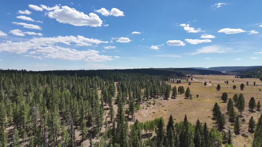 Beautiful aerial shot of the Uintah BLM lands in Utah