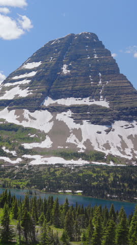 Discover the aweinspiring and breathtaking scenery of Glacier National Park, where you can find majestic peaks, experience lush greenery, and enjoy shimmering lakes all set under a bright blue sky