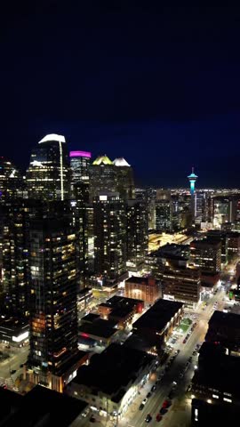 Aerial photography of Calgary , drone photography. Focusing on cityscapes of urban architecture. Canada, Calgary
Eligible for Editorial Use.
