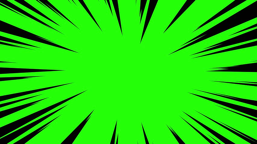 Comic-style burst pattern with bright green background and black jagged lines, ideal for pop art, graphic novels, dramatic effects, promotional design, and visual storytelling