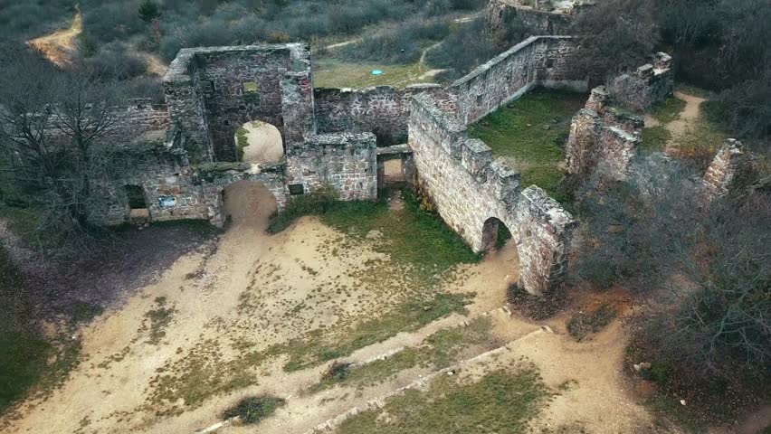 Copy of Eger Castle, castle ruin, drone video, pilisborosjeno, movie set