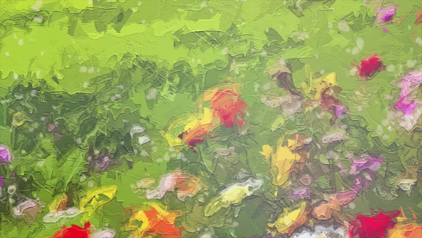 Various oil paintings, floral landscapes, streams, chrysanthemums, horses, cottages, birds, plum blossoms