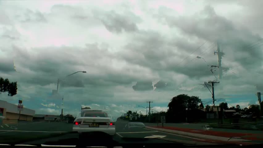 BRISBANE, AUSTRALIA - CIRCA APRIL 2012:A collection of stops at red lights while