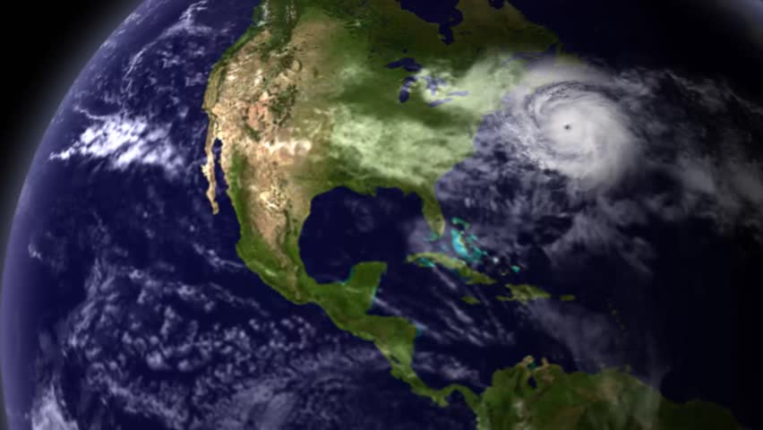 Hurricane approaches the United States