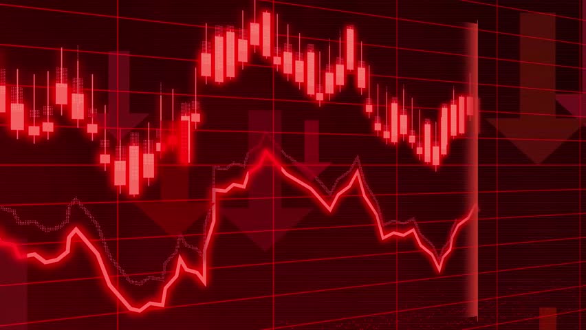 Red stock market chart with financial data on digital display background. - Powered by Shutterstock - Get 15% off with code: PIKWIZARD15