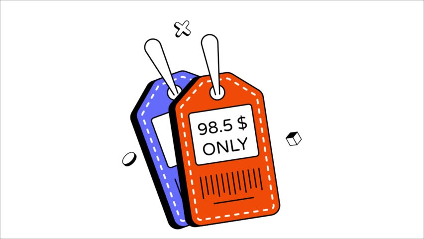 Sale Tags  Animation MP4 file