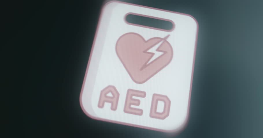 Symbol for Automated External Defibrillator