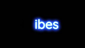 Blue neon flickering text animation of the word "Vibes". Perfect for music visuals, nightlife, and DJ overlays. - Powered by Shutterstock - Get 15% off with code: PIKWIZARD15