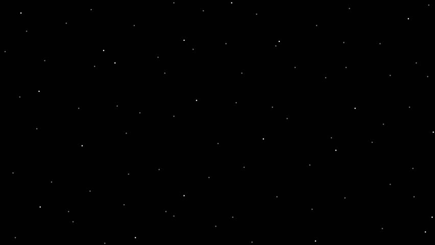 Looping pixel art animation of diagonal starfield with parallax effect, retro space background resembling snowfall, 4K video.