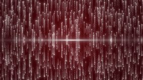 Shimmering White Particles Falling With Central Horizontal Light Beam On A Deep Red Background, A Futuristic-looking Backdrop Reminiscent Of A Digital Matrix,vertical Shower Of Glowing White Light Par - Powered by Shutterstock - Get 15% off with code: PIKWIZARD15