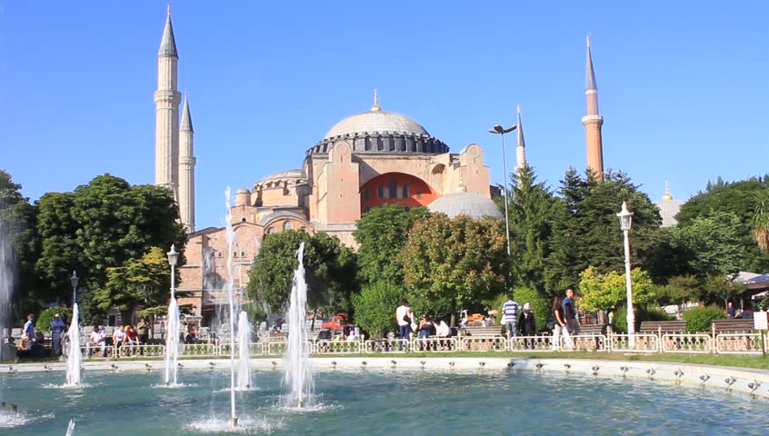 Hagia Sophia in Springtime
