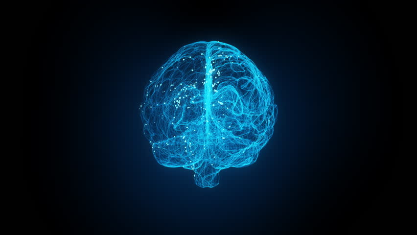 Digital brain with neural connections, futuristic medical technology concept, seamless loop animation - 3D rendering - Powered by Shutterstock - Get 15% off with code: PIKWIZARD15