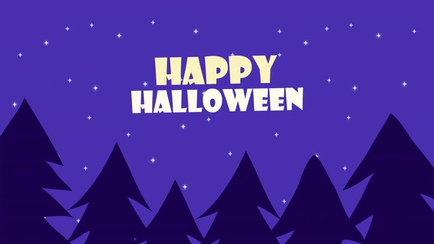 Spooky Happy Halloween lettering animation with festive typography and scary effects. Perfect for party invites, intros, greetings, seasonal promotions, horror backdrops, and Halloween motion graphics