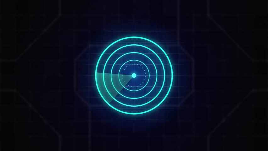 Futuristic Military HUD Style Screen Radar Animation,
Aircraft Monitoring, Airplane Tracking, Fighter Jet Detection Animation