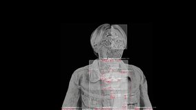 Biometric facial recognition technology. Artificial intelligence and identification. - Powered by Shutterstock - Get 15% off with code: PIKWIZARD15