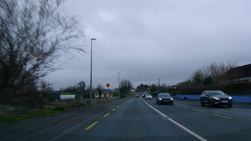 Timelapse drive through vibrant Connemara roads in County Galway, Ireland