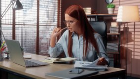Business female woman businesswoman writing in panic looking for necessary papers searching worried in stress throwing away finding important document report in office girl in company stressed job - Powered by Shutterstock - Get 15% off with code: PIKWIZARD15