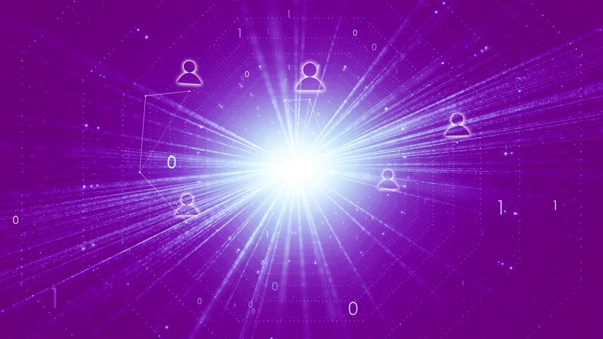 Digital metaverse shiny tunnel with people icons and binary data technology network. - Powered by Shutterstock - Get 15% off with code: PIKWIZARD15