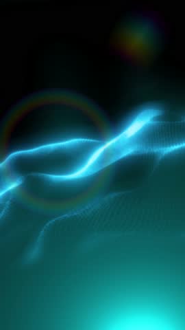 An abstract background of virtual waves that create a unique creative atmosphere, like music transformed into the energy of matter.
