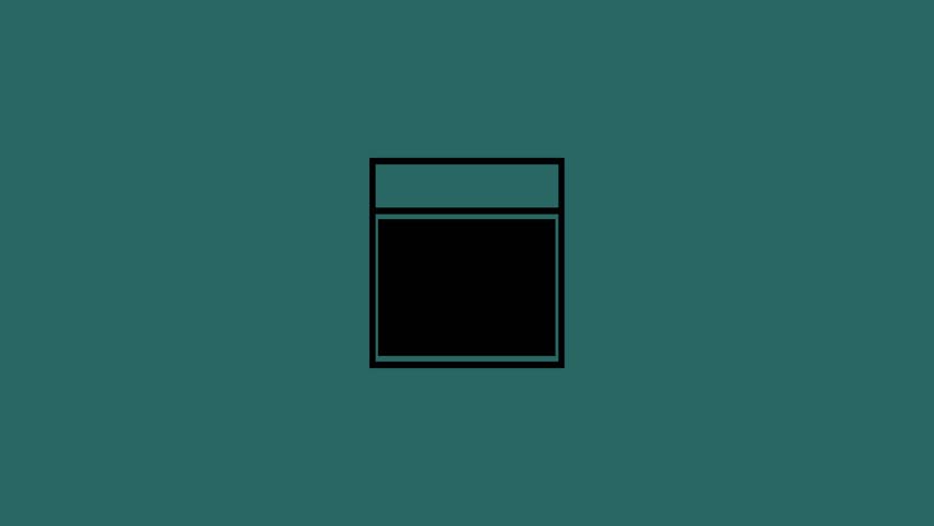 26 march calendar icon animation. Boost your productivity and impress clients with this sophisticated calendar animation. Date, day and month.4k video