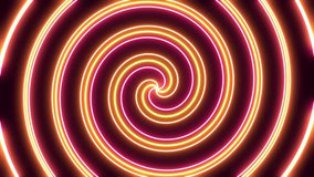 Abstract motion background featuring a psychedelic neon vortex with a hypnotic spiral and glowing swirl effect - Powered by Shutterstock - Get 15% off with code: PIKWIZARD15
