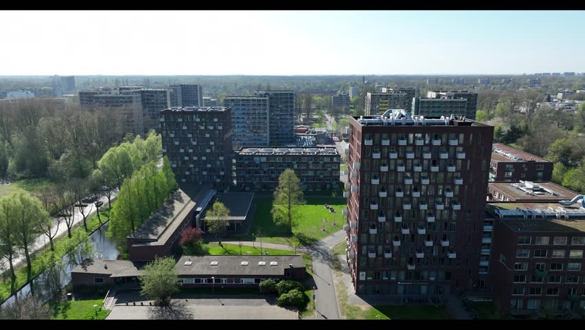 Campus Uilenstede, student housing, Amsterdam Amstelveen, The Netherlands.
