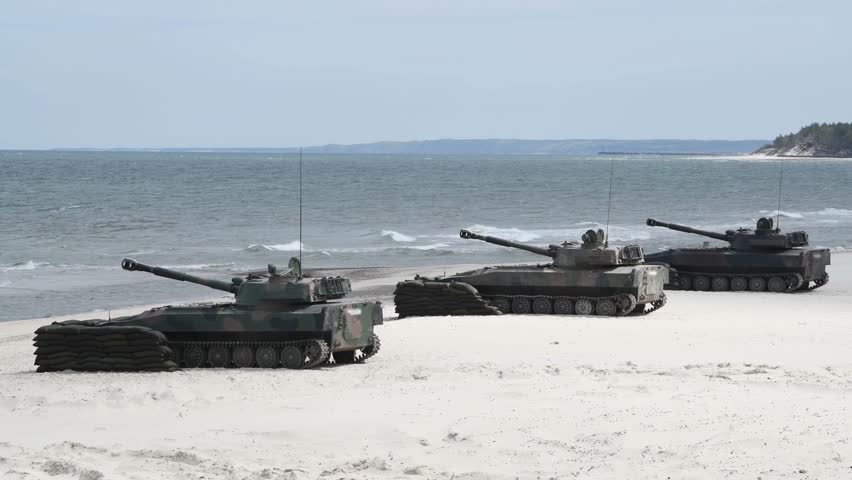 Joint battalion live fire exercise held at the Yavoriv Combat Training Center located in the Peacekeeping Center near Yavoriv, ​​Ukraine on March 29, 2017.