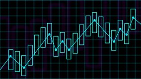 An eye catching and modern motion graphic showing a financial data chart on a black background, perfect for presentations. - Powered by Shutterstock - Get 15% off with code: PIKWIZARD15