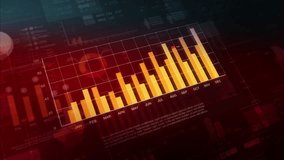 Futuristic Data Visualization Showing A Glowing Donut Chart With Percentages And Digital Graphs On A Red Abstract Background, Representing Business Analytics, Finance And Technology. - Powered by Shutterstock - Get 15% off with code: PIKWIZARD15