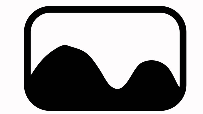 mountain picture   icon animation  flat 