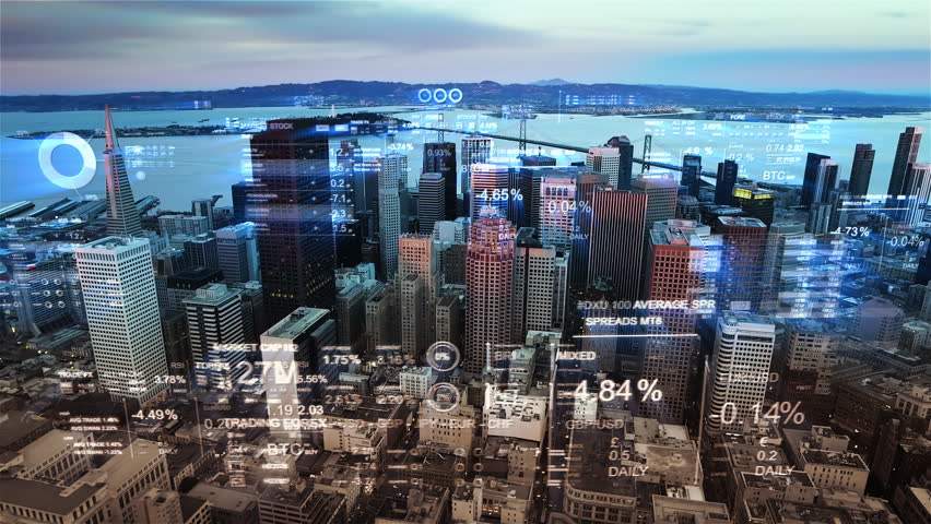 
Aerial Futuristic San Francisco Skyline With Digital Data Overlays, Financial Graphs And Technology Icons Representing Global Markets, Smart City Analytics And Digital Transformation.
 - Powered by Shutterstock - Get 15% off with code: PIKWIZARD15