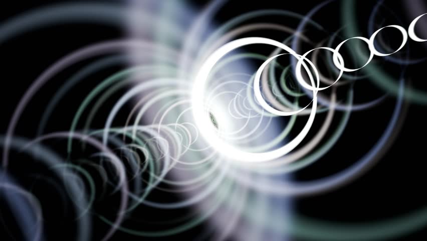 High speed interstellar space white Sci fi net tunnel VJ loop background