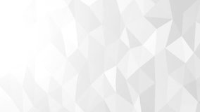 Abstract polygonal white gray gradient surface. Geometric poly white triangles motion background. - Powered by Shutterstock - Get 15% off with code: PIKWIZARD15