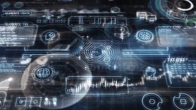 Futuristic interface showing brain activity and data analysis in virtual reality - Powered by Shutterstock - Get 15% off with code: PIKWIZARD15